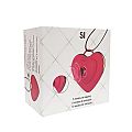 Vibrador de Pulsação - Formato de Coração com Colar - SI