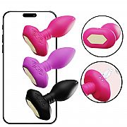 Plug Anal com Vibro e Rotação - À Longa distância - APP - S