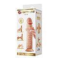 Dildo Realístico com Dupla Camada - Keon / Bege - 21,4 X 4,4 cm -...