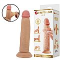 Dildo Realístico com Dupla Camada - Keon / Bege - 21,4 X 4,4 cm -...