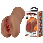 Masturbador Formato de Vagina e Ânus - Caroline - Crazy Bull