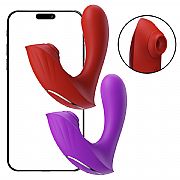 Vibrador de Ponto G com Pulsação - À Longa distância - APP - SI