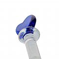 Plug Anal de Vidro com Base de Coração - 14,5 x 2,5 cm - SI
