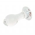 Plug Anal de Vidro - com Pedra Vermelha - 10,9 x 4,3 cm - SI