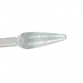 Plug Anal de Vidro - com Pompom de Coelho - 18,0 x 1,4 cm - SI