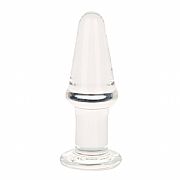 Plug Anal de Vidro - Formato Cônico 2 - 11,6 x 4,0cm - SI