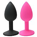 Plug Anal em Silicone - Tamanho M - 8,3 X 3,4 - SI