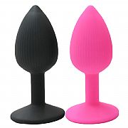Plug Anal em Silicone - Tamanho M - 8,3 X 3,4 - SI