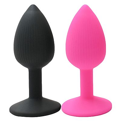 Plug Anal em Silicone - Tamanho M - 8,3 X 3,4 - SI