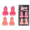 kit com 4 Velas em Formato de Pênis - Sex Candle - SI