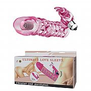 Capa Peniana com Duplo Vibrador - Vibro de Impacto - 14 cm - Baile