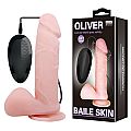 Pênis Realístico Oliver com Rotação e Vibro - Baile
