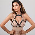 Harness com Contorno de Busto em Couro 2 - SI