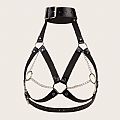 Harness com Contorno de Busto em Couro 2 - SI
