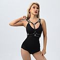 Harness com Contorno de Busto em Couro 3 - SI