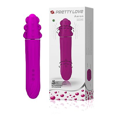 Vibrador Dupla Rotação - Pretty Love Aaron - Recarregável USB