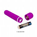 Power Bullet Aveludado com 10 Vibrações - 9 cm - Baile