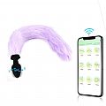Plug Anal em Silicone - Rabo de Raposa  com Rotação - 40 cm - via APP...