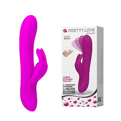 Vibrador de Ponto G e Clitóris - Recarregável - Dylan - Pretty Love