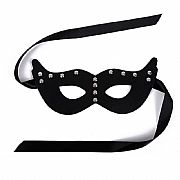 Máscara em Couro com Cetim de Amarrar - SI