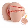 Masturbador Masculino Pequeno - Formato de Bunda com Vagina e Ânus /...