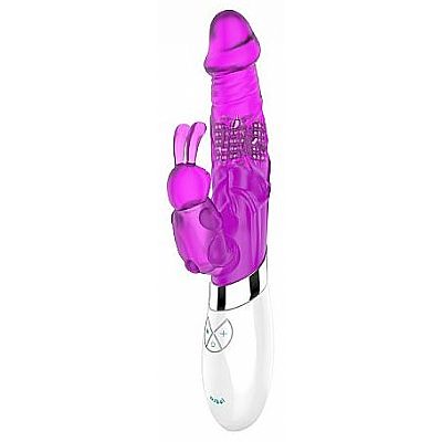 Jack Rabbit Rotativo USB em Jelly - Vibrador de Luxo iGox