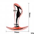 Plug Anal Curvo DK M - 9.6 x 2.9cm - SI