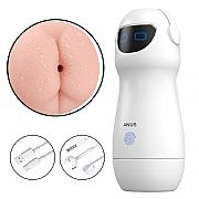 Masturbador Formato de Lanterna com Ânus / Vibração e Voz - S Robot -...