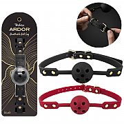 Mordaça de Couro com Bola - Ardor - Blush
