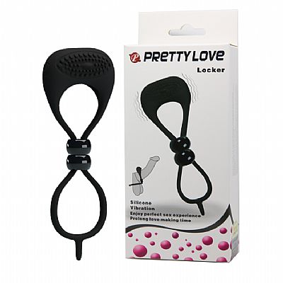 Anel Peniano e Anel para Escroto com Vibrador - Locker - Pretty Love