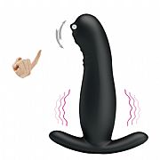 Vibrador de Próstata com Movimento em Puro Silicone - Recarregável...