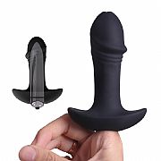 Plug Anal StarArrow com Vibro - Silicone Extra Macio - 10cm - S-Hande