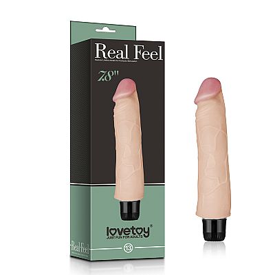 Pênis com Vibro Real Feel - 20 x 3,8 cm - Lovetoy