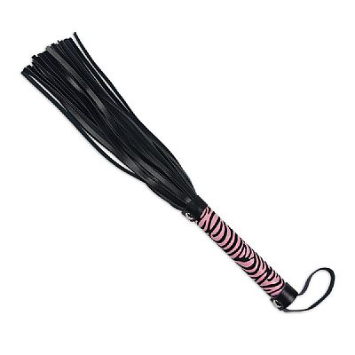 Chicote em Tiras Luxo - Rosa e Preto - Lovetoy