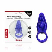 Stamina Anel Peniano com Vibrador - Azul - Lovetoy