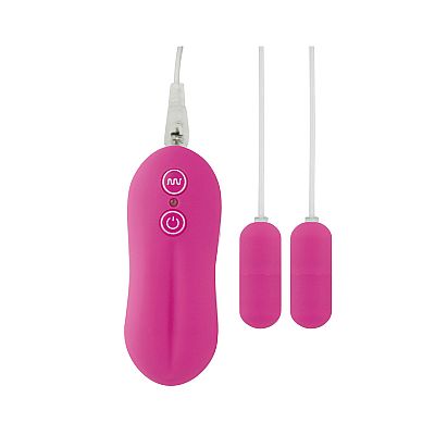 Vibrador Dual Bullet - pink - 10 Modos de Vibração - Aphrodisia