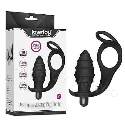 Plug para próstata com Anel Peniano com vibro - Lovetoy