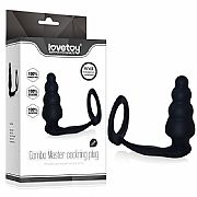 Plug anelar para próstata, com Anel Peniano - Lovetoy