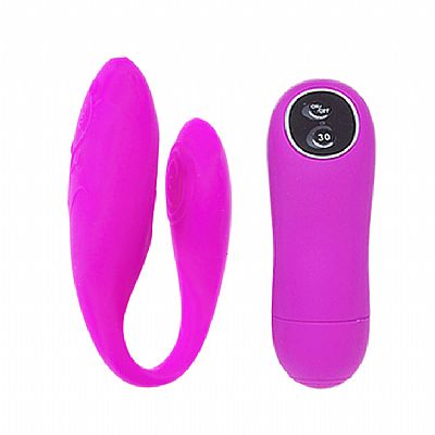 Chad - Vibrador para Casal Recarregável + Controle Remoto - Pretty...