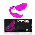 Vibrador de Casal - Recarregável - 12 Velocidades - Pretty Love