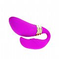 Vibrador para Casal Recarregável - 12 Velocidades - Pretty Love...