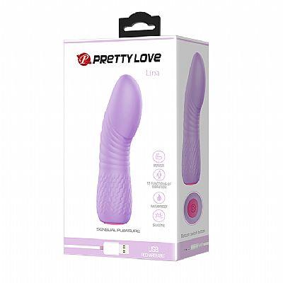 Massageador Feminino Recarregável - Lina - Pretty Love Massageador Feminino Recarregável - Lina - Pretty Love