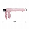 Pênis Realístico para Casal com VIbrador Strapless Dildo