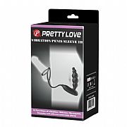 Anel Peniano com Plug Anal Vibration Penis Sleeve III - Pretty Love