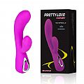 Vibrador Recarregável Honey em Puro Silicone - Pretty Love - 10...