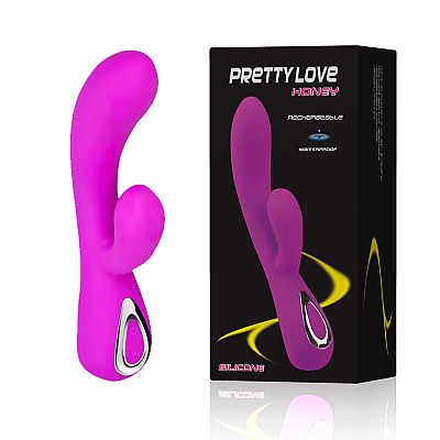 Vibrador Recarregável Honey em Puro Silicone - Pretty Love - 10... Vibrador Recarregável Honey em Puro Silicone - Pretty Love - 10...