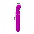 Vibrador de Ponto G - Abraham - Puro Silicone com Dupla Rotação -...