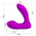 Vibrador de Ponto G e Clitóris com Aquecimento - Lillian - Pretty Love